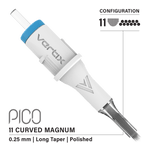 Vertix Pico Cartridges 0.25mm 11 Magnum Curved Long Taper Needle - 20pcs - The Perma
