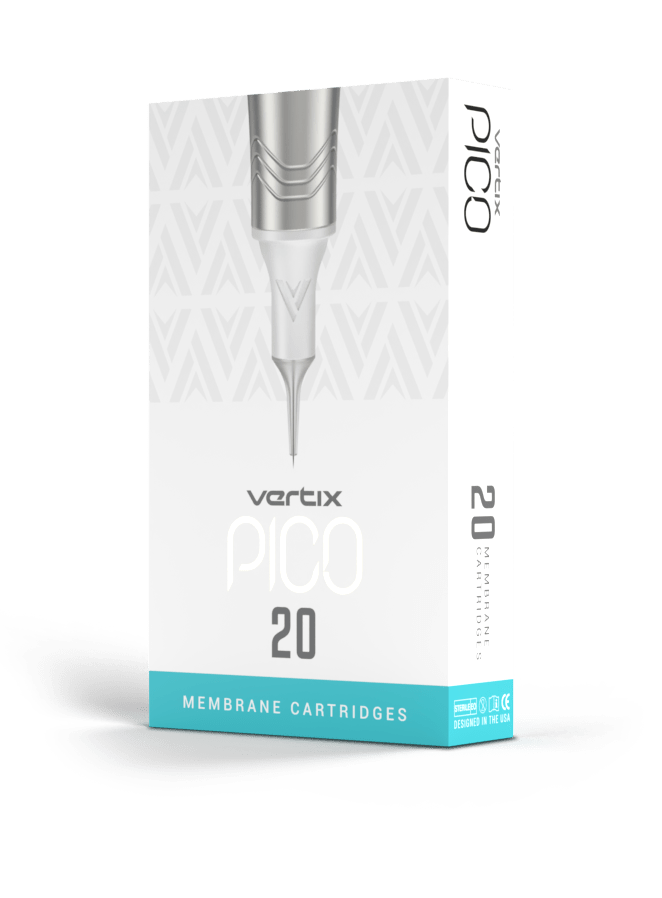 Vertix Pico Cartridges 0.25mm 11 Magnum Curved Long Taper Needle - 20pcs - The Perma