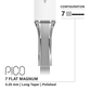 Vertix Pico Cartridges 0.25mm 7 Magnum Flat Long Taper Needle - 20pcs - The Perma