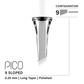 Vertix Pico Cartridges 0.25mm 9 Round Liner Sloped Long Taper Needle - 20pcs - The Perma