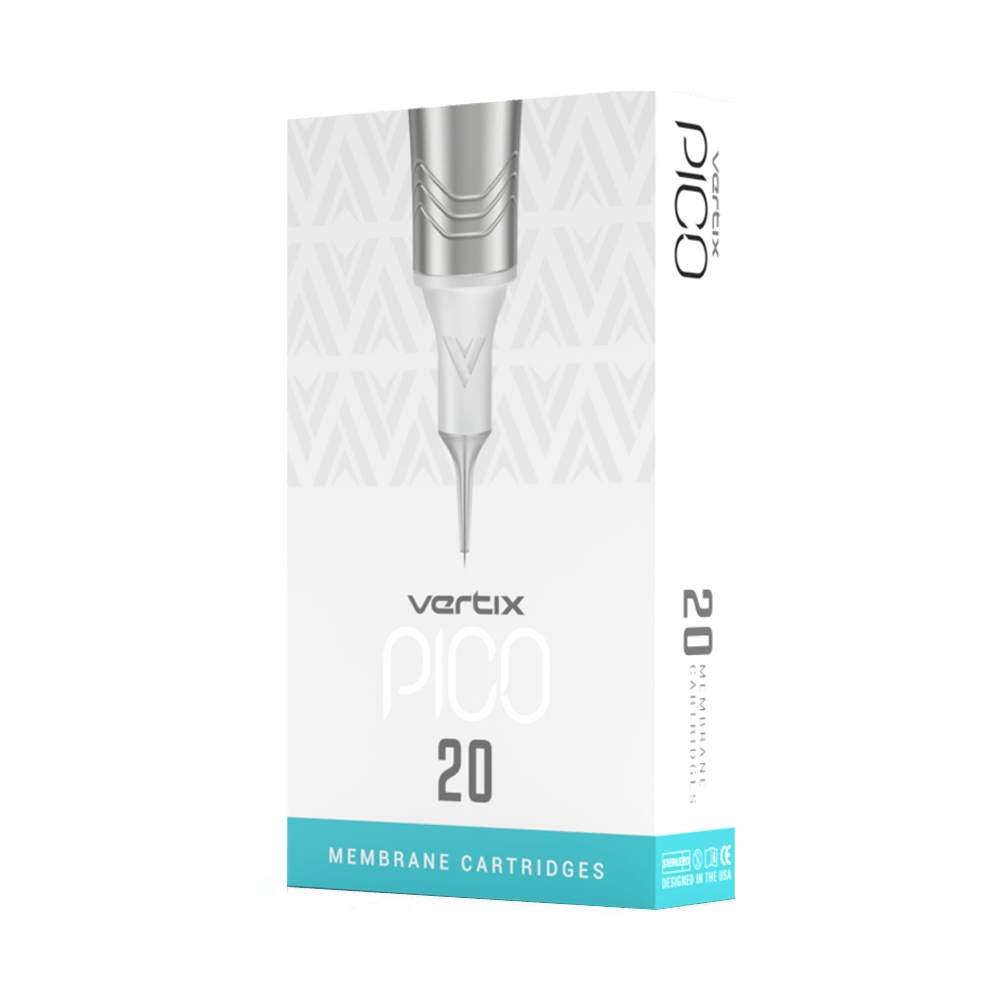 Vertix Pico Cartridges 1 Round Liner Needle - 20pcs - The Perma