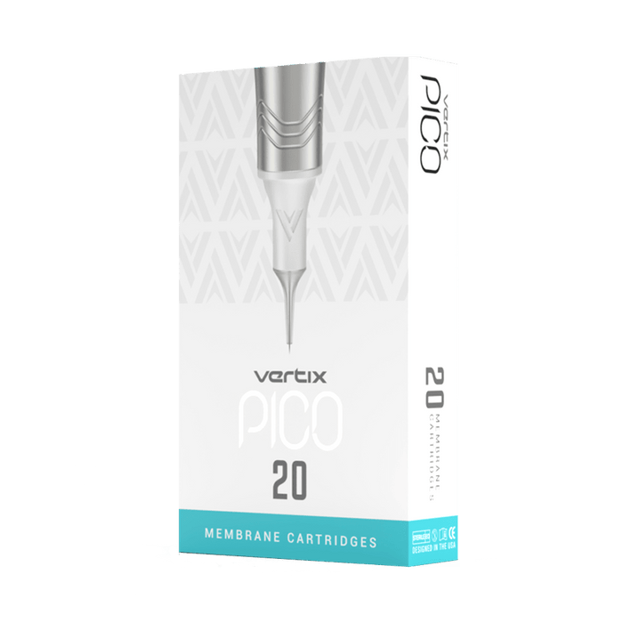 Vertix Pico Cartridges 1 Round Liner Needle - 20pcs - The Perma