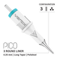 Vertix Pico Cartridges 3 Round Liner Needle - 20pcs - The Perma