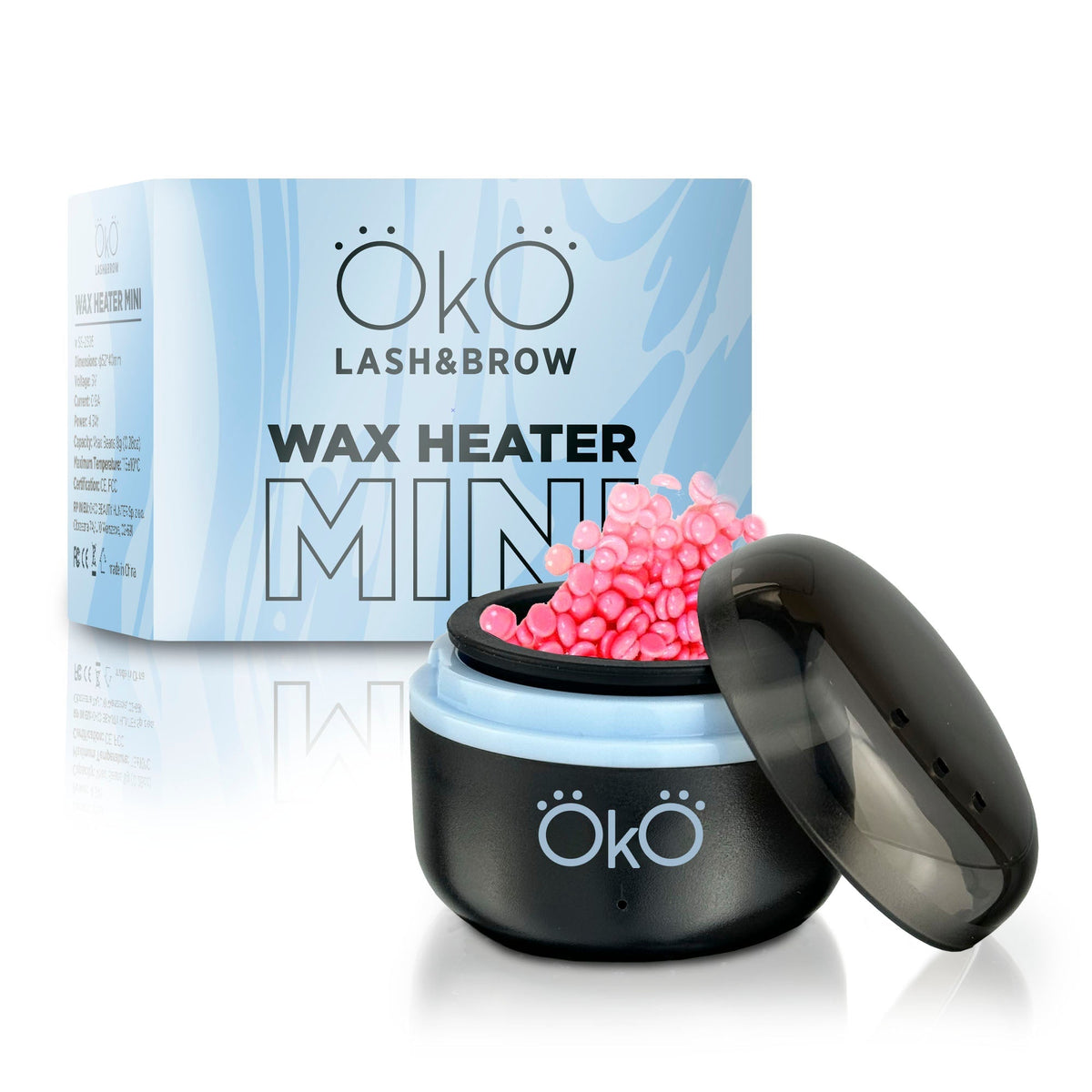 Wax Heater Mini OKO, Black - The Perma