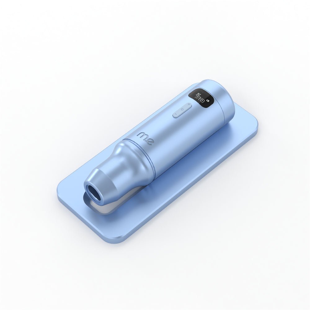 Wireless permanent makeup machine ME - Blue Matte - The Perma