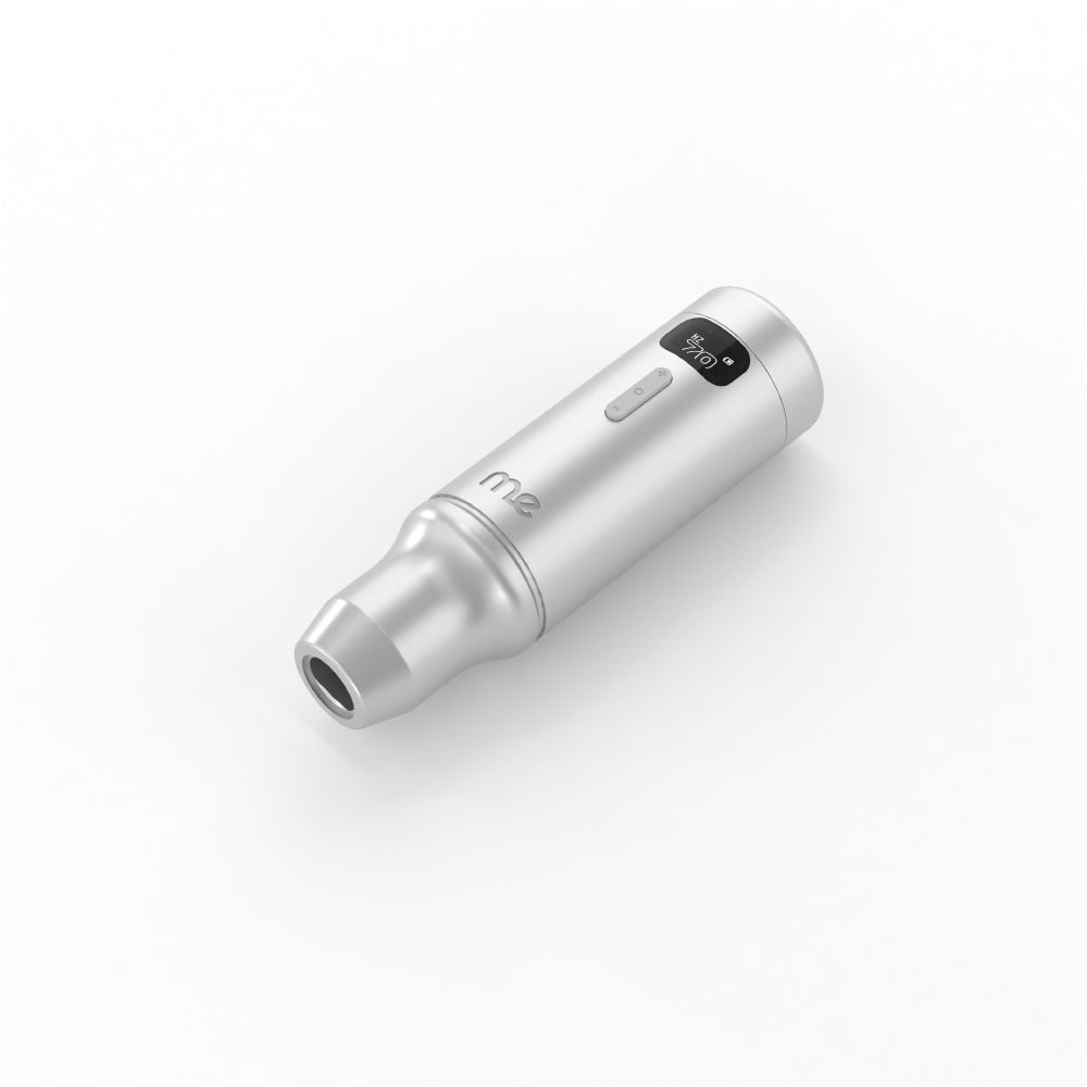 Wireless permanent makeup machine ME - Silver Matte - The Perma