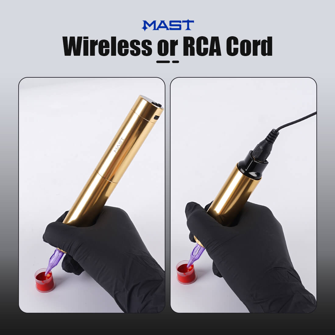Wireless Tattoo Machine With 3.0MM Stroke | Mast Tour Y22 - The Perma