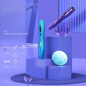 Wireless Tattoo Pen Machine with 2.5MM Stroke Permanent Makeup | Mast P20 - The Perma