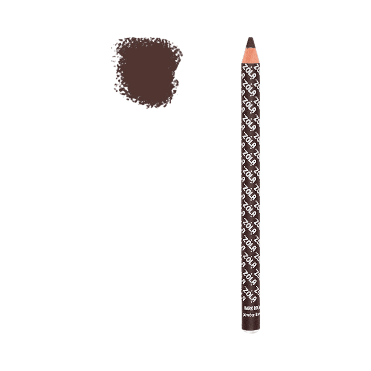 ZOLA Powder Brow Pencil Dark Brown - The Perma