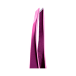 ZOLA Professional Beveled Brow Tweezers, Pink - The Perma